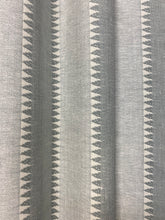 Load image into Gallery viewer, C + C Milano Osteria 20 Bianco Azzuro Seafoam Green Cream Linen Stripe Upholstery Fabric STA 3950