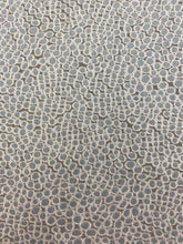 Load image into Gallery viewer, Designer Bubble Abstract Aqua Blue Taupe Upholstery Drapery Fabric WHS 3763