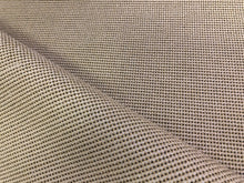 Load image into Gallery viewer, 56" Wide Designer Water Resistant Beige Neutral Black Check Woven Small Scale Upholstery Fabric
