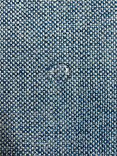 Load image into Gallery viewer, 1.5 Yard Designer Navy Blue Tweed MCM Mid Century Modern Water &amp; Stain Resistant Upholstery Fabric WHS 4114