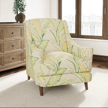 Load image into Gallery viewer, Stain Resistant Taupe Green Grey Floral Upholstery Drapery Fabric CF