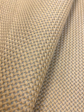 Load image into Gallery viewer, Designer Water &amp; Stain Resistant Beige Wheat Woven MCM Mid Century Modern Upholstery Fabric WHS 3726
