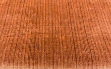 Load image into Gallery viewer, Designer Copper Brown Strie Water &amp; Stain Resistant Velvet Upholstery Fabric STA 3460