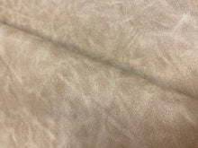Load image into Gallery viewer, Designer Distressed Heavy Duty Faux Leather Beige Upholstery Vinyl WHS 4223