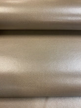 Load image into Gallery viewer, 1.75 Yard Designer Taupe Pearlescent Faux Leather Upholstery Vinyl WHS 4156