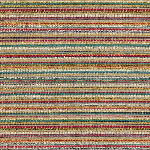 Beige Teal Navy Blue Pink Yellow Chenille Stripe Kilim Upholstery Fabric MGF