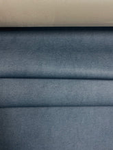 Load image into Gallery viewer, Designer Animal Pattern Cobalt Blue Vegan Faux Leather Backing Suede Upholstery Vinyl WHS 4147