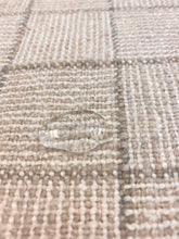 Load image into Gallery viewer, Mark Alexander Crosshatch Check Natural Linen Wool Beige Cream Upholstery Fabric STA 3730
