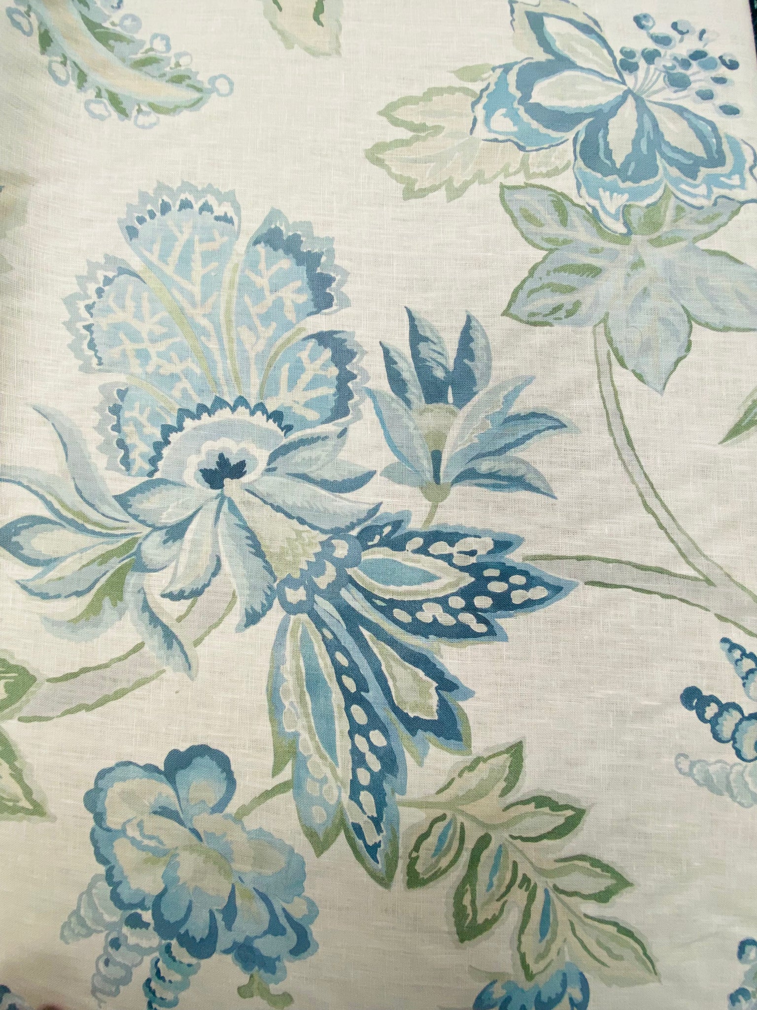 1-5/8 yards Lee Jofa / GP & J Baker A1039 Solomons hotsell Seal - Woodland Floral Linen Print Drapery Upholstery Fabric - Free Shipping