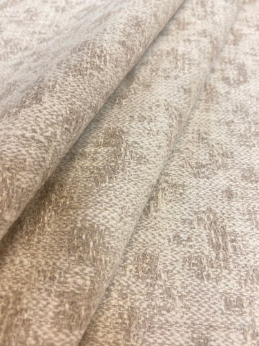 Designer Cream Beige Abstract Ikat Upholstery Fabric WHS 4105