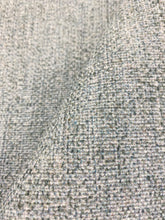 Load image into Gallery viewer, Designer Water &amp; Stain Resistant Seafoam Green Tweed MCM Mid Century Modern Upholstery Fabric STA 3856