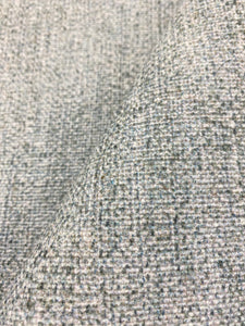 Designer Water & Stain Resistant Seafoam Green Tweed MCM Mid Century Modern Upholstery Fabric STA 3856