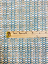Load image into Gallery viewer, Designer Seafoam Beige White Raffia MCM Mid Century Modern Tweed Upholstery Fabric STA 3259