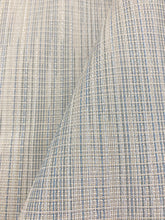 Load image into Gallery viewer, Designer Outdoor Marine MCM Mid Century Modern Grey Beige Blue Sling Upholstery Fabric WHS 4157