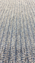 Load image into Gallery viewer, Designer Denim Blue Grey Woven MCM Mid Century Modern Tweed Upholstery Fabric STA 3211