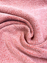 Load image into Gallery viewer, 2.5 Yard Designer Orange Pink Wool Boucle MCM Mid Century Modern Water &amp; Stain Resistant Upholstery Fabric WHS 3561