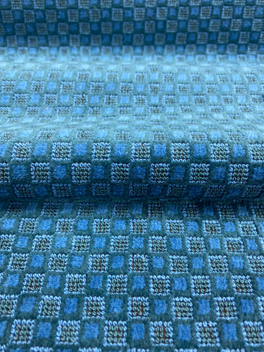 Brunschwig & Fils Teal Blue Cotton Epingle Velvet Upholstery Fabric STA 3283