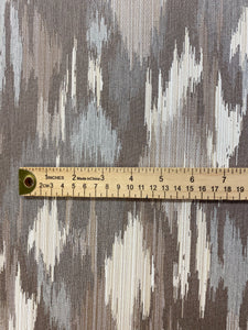 Indoor Outdoor Water & Stain Resistant Sunbrella Taupe Cream Grey Ikat Upholstery Drapery Fabric WHS 4009Copy of Pindler Flagstaff Bark Indoor Outdoor Water & Stain Resistant Taupe Cream Southwestern Ikat Ethnic Upholstery Drapery Fabric