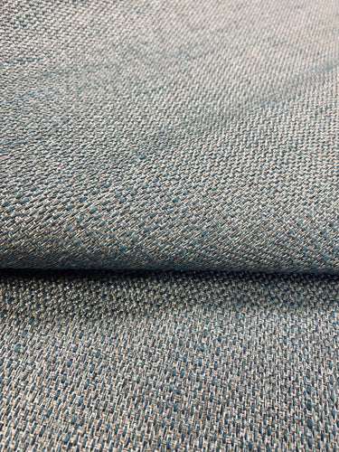 Designer Outdoor MCM Mid Century Modern Grey Teal Taupe Tweed Sling Upholstery Fabric STA 3188