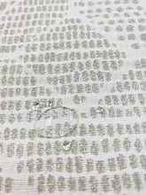 Load image into Gallery viewer, Sunbrella Vintage 25 Ceramic Cream Beige Geometric Water &amp; Stain Resistant Indoor Outdoor Upholstery Fabric WHS 3425