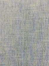 Load image into Gallery viewer, 1.75 Yard of Designer InsideOut French Blue White Water &amp; Stain Resistant Tweed MCM Mid Century Modern Upholstery Fabric WHS 4122