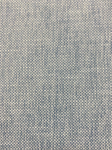 1.75 Yard of Designer InsideOut French Blue White Water & Stain Resistant Tweed MCM Mid Century Modern Upholstery Fabric WHS 4122