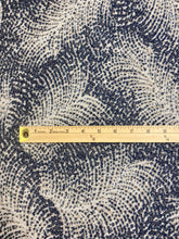 Load image into Gallery viewer, Holland &amp; Sherry Josephine Sapphire Feather Wool Beige Navy Blue Upholstery Fabric STA 3410