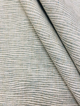 Load image into Gallery viewer, Designer Water &amp; Stain Resistant Flax Woven Seafoam Beige Cream Upholstery Fabric WHS 3780
