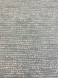 1.5 Yard Designer Grey Blue Seafoam Heavy Duty Geometric Abstract Upholstery Fabric WHS 3536