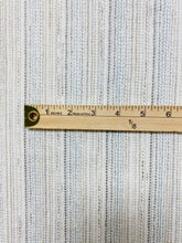 Load image into Gallery viewer, Designer Flax Linen Water &amp; Stain Resistant Cream Grey Seafoam Blue Beige Upholstery Fabric WHS 3801