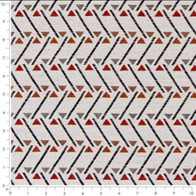 Load image into Gallery viewer, Heavy Duty Beige Orange Grey Black Geometric Abstract Upholstery Drapery Fabric CF