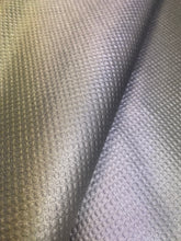 Load image into Gallery viewer, 1.8 Yard Silver Grey Metallic Textured Faux Leather Upholstery Vinyl WHS 3892