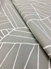 Load image into Gallery viewer, 1.5 Yds Thibaut Jordan Nickel Inside Out Indoor Outdoor Grey Upholstery Fabric WHS 3042 gold