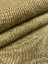 Load image into Gallery viewer, Designer Olive Green Belgian Linen Upholstery Drapery Fabric WHS 4178