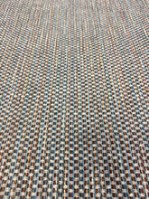 Load image into Gallery viewer, Thibaut Sequoia Campfire Inside Out Indoor Outdoor Blue Red Orange Beige Tweed Upholstery Fabric STA 3036