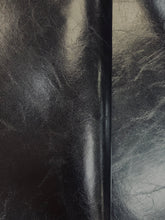 Load image into Gallery viewer, Designer Heavy Duty Lustrous Black Vegan Faux Leather Upholstery Vinyl WHS 3914