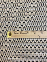 Load image into Gallery viewer, Designer Beige Black Cream Geometric Polypropylene Upholstery Fabric WHS 3449