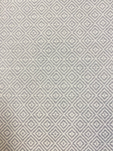 Designer Cream Gray Grey Geometric Water & Stain Resistant Upholstery Fabric WHS 4043