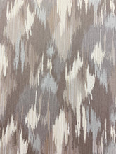 Load image into Gallery viewer, Indoor Outdoor Water &amp; Stain Resistant Sunbrella Taupe Cream Grey Ikat Upholstery Drapery Fabric WHS 4009Copy of Pindler Flagstaff Bark Indoor Outdoor Water &amp; Stain Resistant Taupe Cream Southwestern Ikat Ethnic Upholstery Drapery Fabric