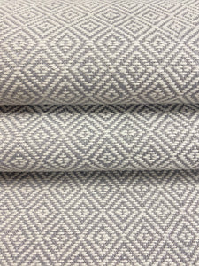 Designer Cream Gray Grey Geometric Water & Stain Resistant Upholstery Fabric WHS 4043
