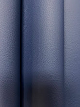 Load image into Gallery viewer, Designer Heavy Duty Indigo Navy Blue Vegan Faux Leather Upholstery Vinyl WHS 4187