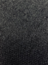 Load image into Gallery viewer, Designer Charcoal Black MCM Mid Century Modern Woven Water &amp; Stain Resistant Upholstery Fabric WHS 3291