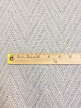 Load image into Gallery viewer, Designer Cream Black Herringbone Chenille Water &amp; Stain Resistant Upholstery Fabric WHS 3671