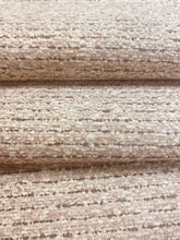 Load image into Gallery viewer, 1.8 Yard Designer Beige Taupe Cream Textured Chenille Water &amp; Stain Resistant Upholstery Fabric WHS 3319