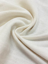 Load image into Gallery viewer, 1.5 Yard Crypton Napa Eggshell Water &amp; Stain Resistant Ivory Chenille Upholstery Fabric WHS 4093