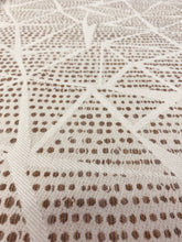 Load image into Gallery viewer, JF Fabrics Droplet Crypton Water &amp; Stain Resistant Taupe Cream Abstract Geometric Upholstery Fabric WHS 3122