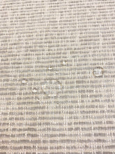 Load image into Gallery viewer, Designer Cream Grey Indoor Outdoor MCM Mid Century Modern Nubby Chenille Water &amp; Stain Resistant Upholstery Fabric WHS 3648