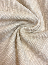 Load image into Gallery viewer, Designer Beige MCM Mid Century Modern Epingle Water &amp; Stain Resistant Upholstery Fabric WHS 4031