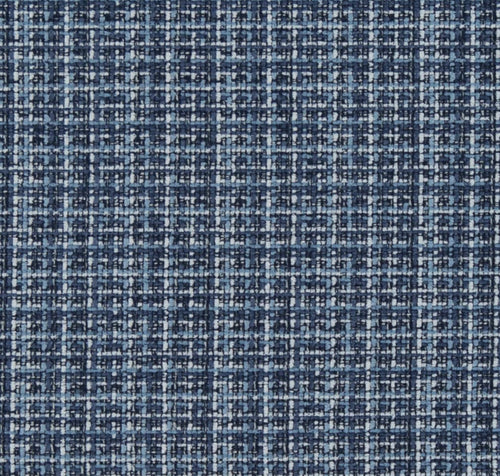 Crypton Stain Repellent Navy Blue MCM Chenille Tweed Upholstery Fabric