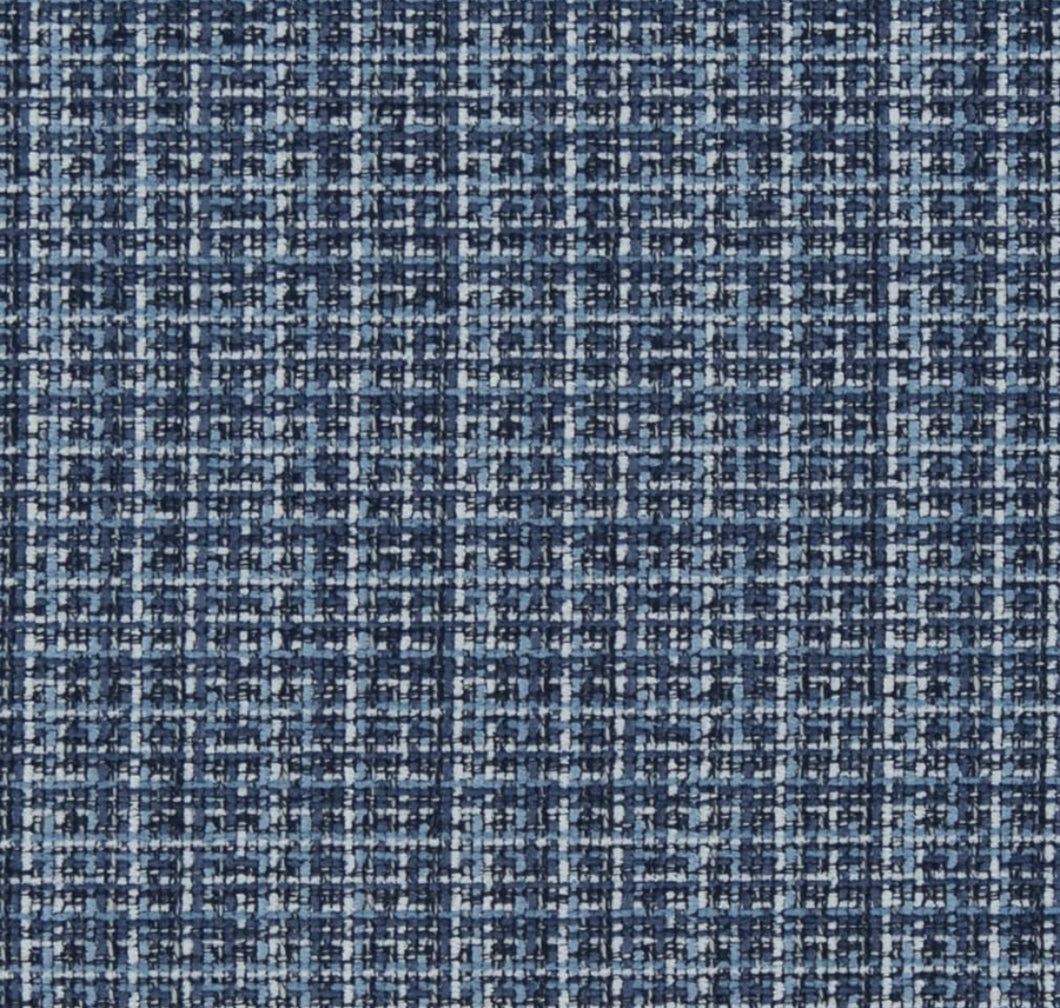 Crypton Stain Repellent Navy Blue MCM Chenille Tweed Upholstery Fabric